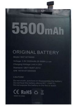 Батарея (аккумулятор) Doogee BL5500 Lite BAT18735500 5500mAh Оригинал