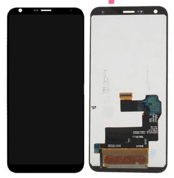 Дисплей (Экран) LG Q7, Q7 Plus Q610, LMQ610NM с тачскрином (сенсором) черный Оригинал