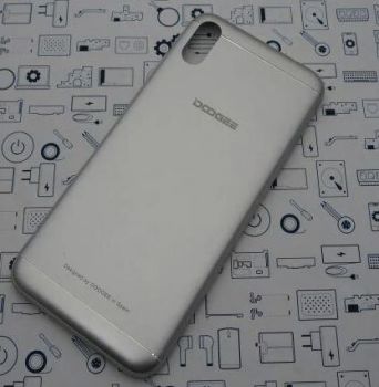 Задняя крышка Doogee X53 серебристая Оригинал
