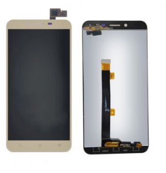 Дисплей (Экран) Asus ZC553KL ZenFone 3 Max X00DD, X00DDA, X00DDB с тачскрином (сенсором) золотой Оригинал