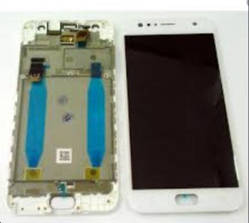 Дисплей (Экран) Asus ZD553KL Zenfone 4 Selfie X00LD с тачскрином (сенсором) белый с рамкой