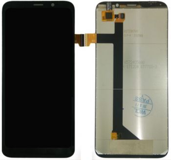 Дисплей (Экран) Bluboo S8 с тачскрином (сенсором) черный Оригинал