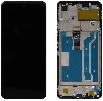 Дисплей (Экран) Huawei P smart 2021, Y7a PPA-LX2, PPA-L22 с тачскрином (сенсором) черный с рамкой