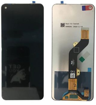 Дисплей (Экран) Tecno Spark 6 KE7 с тачскрином (сенсором) черный