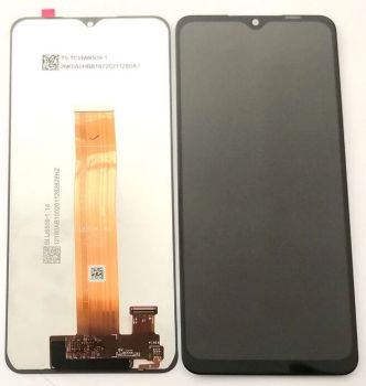 Дисплей (Экран) Samsung A022 (SM-A022F, SM-A022F/DS) Galaxy A02 с тачскрином (сенсором) черный Оригинал