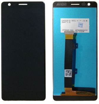 Дисплей (Экран) (LCD) Nokia 3.1 с сенсором чёрный