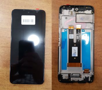 Дисплей (Экран) ZTE Nubia V60, Blade V60, Axon 60 Z2356 с тачскрином (сенсором) черный с рамкой Оригинал