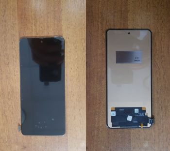 Дисплей (Экран) Oppo Reno 10 5G CPH2531 с тачскрином (сенсором) черный TFT