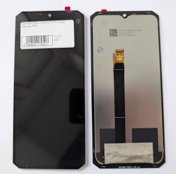 Дисплей (Экран) Sigma mobile X-treme PQ57 с тачскрином (сенсором) черный Оригинал