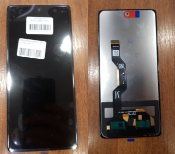 Дисплей (Экран) Motorola XT2429, XT2429-2 Edge 50 Fusion с тачскрином (сенсором) черный TFT