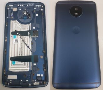 Задняя крышка Motorola XT1794, XT1793, XT1792 Moto G5s синяя Оригинал