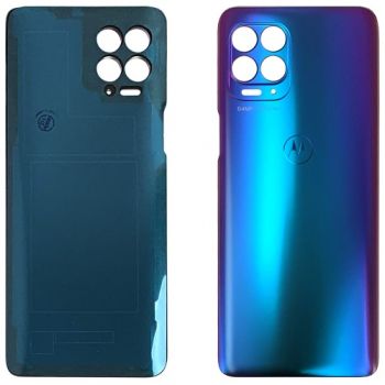 Задняя крышка Motorola XT2125, XT2125-4 Moto G100 синяя Оригинал