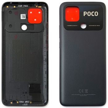 Задняя крышка Xiaomi Poco C40 220333QPG черная Оригинал