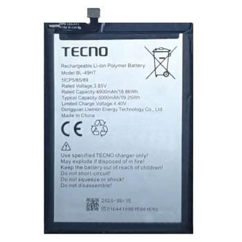 Батарея (аккумулятор) Tecno Camon 16 SE CE7j BL-49HT 5000mAh Оригинал