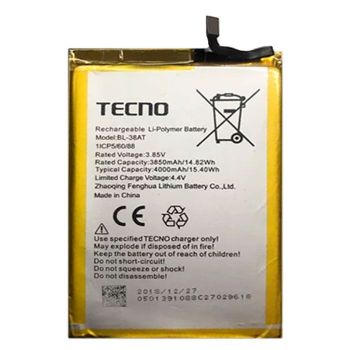 Батарея (аккумулятор) Tecno POP 2 Power B1P BL-38AT 4000mAh Оригинал