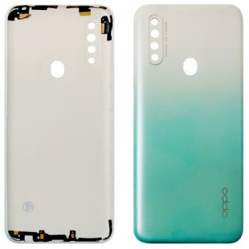 Задняя крышка Oppo A31 CPH2015, CPH2073, CPH2081, CPH2029, CPH2031 белая Оригинал