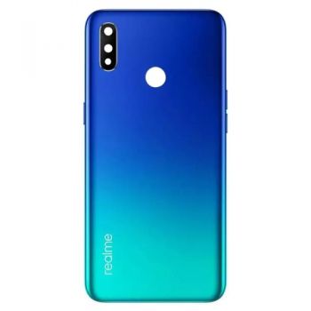 Задняя крышка Realme 3 RMX1821, RMX1825 синяя Оригинал