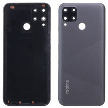 Задняя крышка Realme C15 RMX2180, RMX2186 серая Оригинал