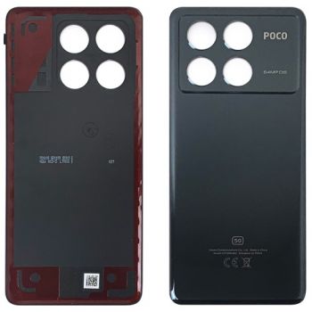 Задняя крышка Xiaomi Poco X6 Pro 5G 2311DRK48G, 2311DRK48I черная Оригинал
