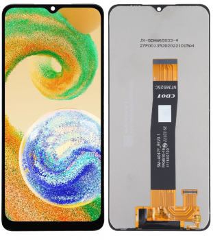 Дисплей (Экран) Samsung A047 (SM-A047F, SM-A047F/DS) Galaxy A04s с тачскрином (сенсором) черный Оригинал