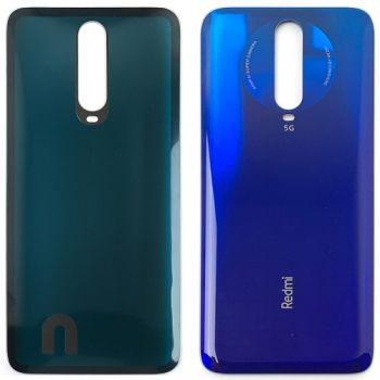 Задняя крышка Xiaomi Redmi K30, Redmi K30 5G M1912G7BE, M1912G7BC синяя Оригинал