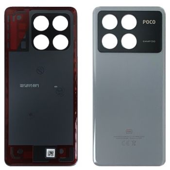 Задняя крышка Xiaomi Poco X6 Pro 5G 2311DRK48G, 2311DRK48I серая Оригинал