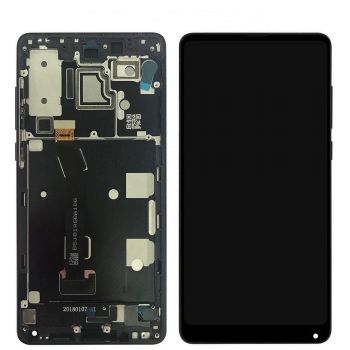 Дисплей (Экран) Xiaomi Mi Mix 2S M1803D5XA с тачскрином (сенсором) черный с рамкой