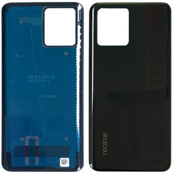 Задняя крышка Realme 8 RMX3085 черная Оригинал