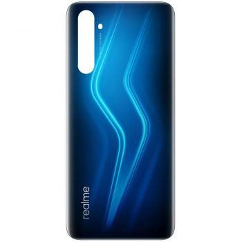 Задняя крышка Realme 6 Pro RMX2061 синяя Оригинал