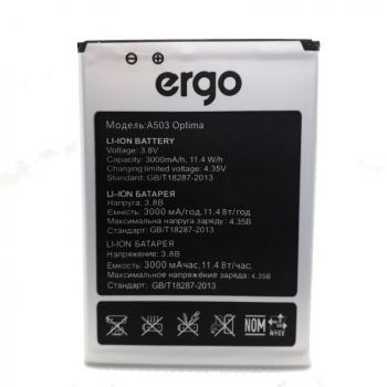 Батарея (аккумулятор) Ergo A503 Optima Dual Sim 3000mAh Оригинал