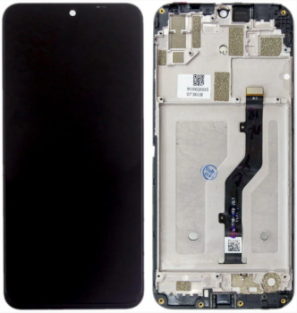 Дисплей (Экран) ZTE Blade A7 2020 с тачскрином (сенсором) черный с рамкой Оригинал