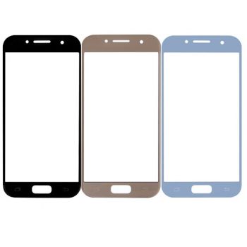 Cтекло дисплея Samsung A520 (SM-A520F, A520F/DS) Galaxy A5 2017 Duos голубое Оригинал