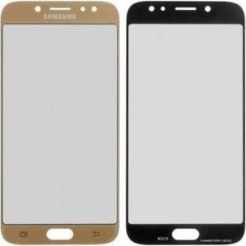Cтекло дисплея Samsung J730F Galaxy J7 (2017) золотое + OCA пленка Оригинал