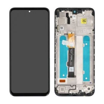 Дисплей (Экран) Motorola XT2167, XT2167-2 Moto G41 с тачскрином (сенсором) черный с рамкой OLED
