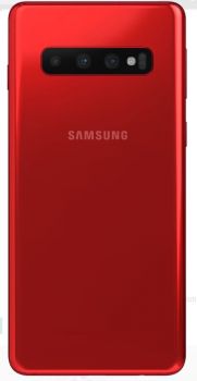 Задняя крышка Samsung G973 (SM-G973F, SM-G973F/DS) Galaxy S10 красная Оригинал
