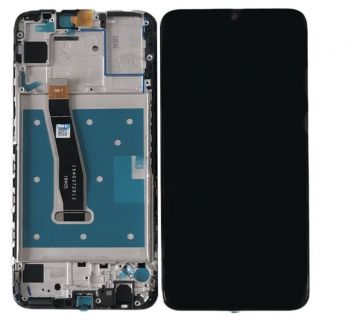 Дисплей (Экран) Huawei P smart 2020 POT-LX1, POT-LX1AF, POT-LX3 с тачскрином (сенсором) черный с рамкой