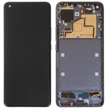 Дисплей (Экран) Xiaomi Mi11 M2011K2G с тачскрином (сенсором) черный с рамкой Оригинал