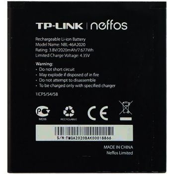 Батарея (аккумулятор) TP-Link Neffos Y5L TP801A NBL-46A2020 2020mAh Оригинал