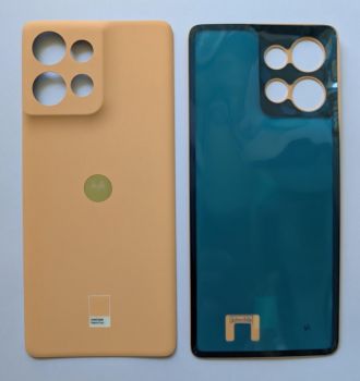 Задняя крышка Motorola XT2407, XT2407-1 Edge 50 оранжевая Оригинал