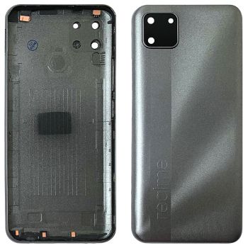 Задняя крышка Realme C11 RMX2185 серая Оригинал