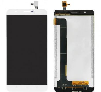 Дисплей (Экран) Oukitel U16 Max с тачскрином (сенсором) белый
