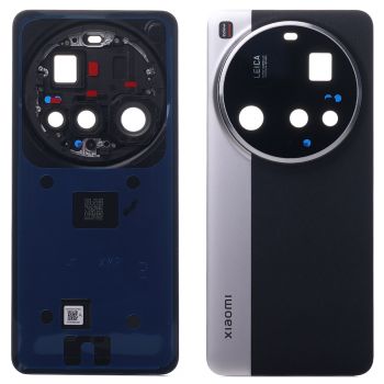 Задняя крышка Xiaomi 15 Ultra 25010PN30G черно-белая Оригинал