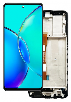 Дисплей (Экран) Vivo Y36 V2247. Vivo Y36 5G V2248 с тачскрином (сенсором) черный с рамкой Оригинал