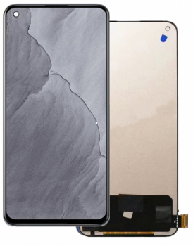 Дисплей (Экран) OnePlus Nord 2T 5G CPH2399, CPH2401 с тачскрином (сенсором) черный TFT