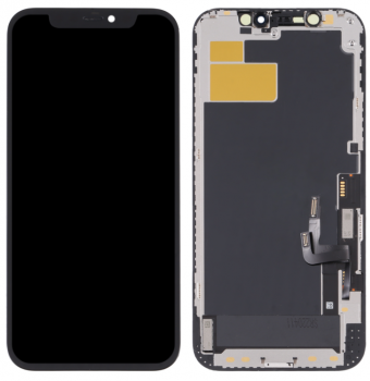 Дисплей (Экран) Apple iPhone 12 A2403, A2172, A2402 с тачскрином (сенсором) черный TFT