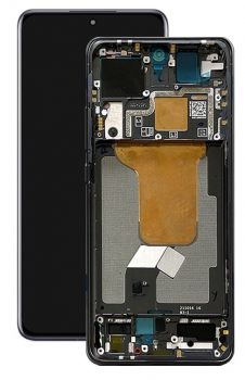 Дисплей (Экран) Xiaomi 12 2201123G, 2201123C. Xiaomi 12X 2112123AG, 2112123AC с тачскрином (сенсором) черный с рамкой Оригинал