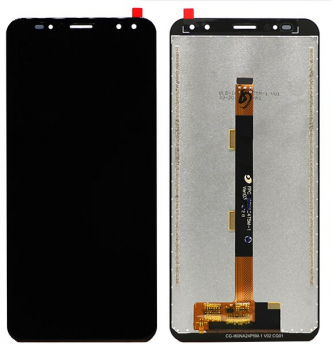 Дисплей (Экран) Ulefone Power 3S с тачскрином (сенсором) черный Оригинал