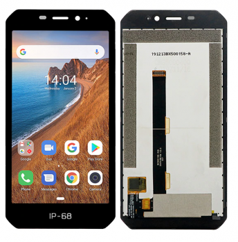 Дисплей (Экран) Ulefone Armor X6 с тачскрином (сенсором) черный Оригинал