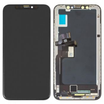 Дисплей (Экран) Apple iPhone X A1865, A1901, A1902, A1903 с тачскрином (сенсором) черный OLED