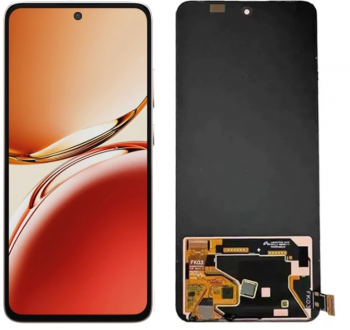 Дисплей (Экран) Oppo Reno 12FS CPH2637. Oppo Reno 12F 5G. Oppo Reno 12F 4G CPH2687 с тачскрином (сенсором) черный Оригинал